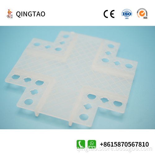 plastic pvc cross recess